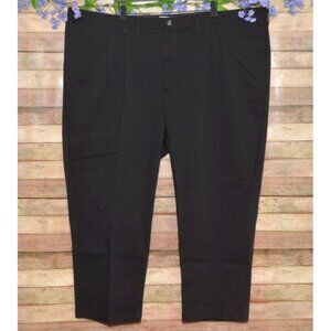 Lee Custom Relaxed Fit Men's Black Straight Leg Pants Size 54 X 28 Career Formal